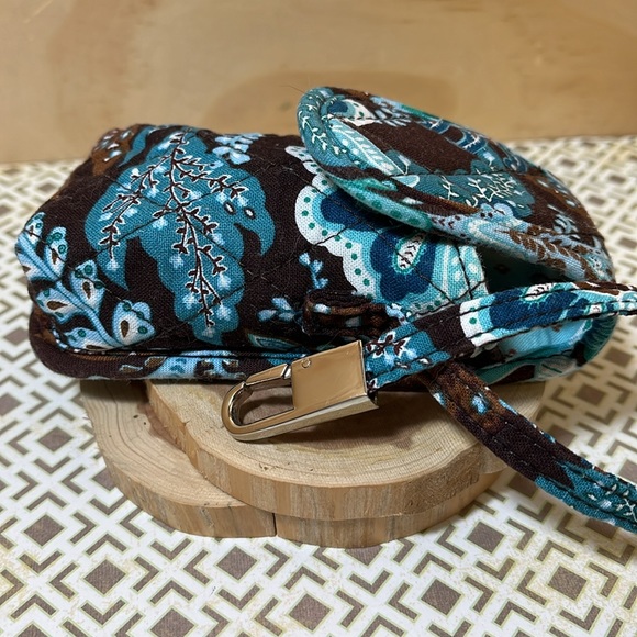 Vera Bradley Pouch Retired Java Blue Pattern - Picture 7 of 9